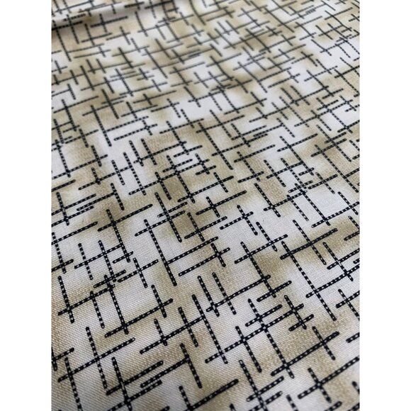 Cotton Fabric with Abstract Line Pattern - 1 Yard 44" wide Quilting Sewing - Picture 2 of 5